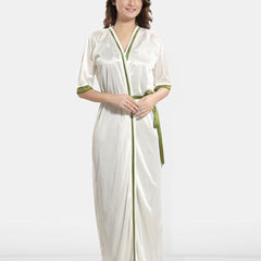 Be You Set of 2 V-Neck Maxi Wrap Nightdress