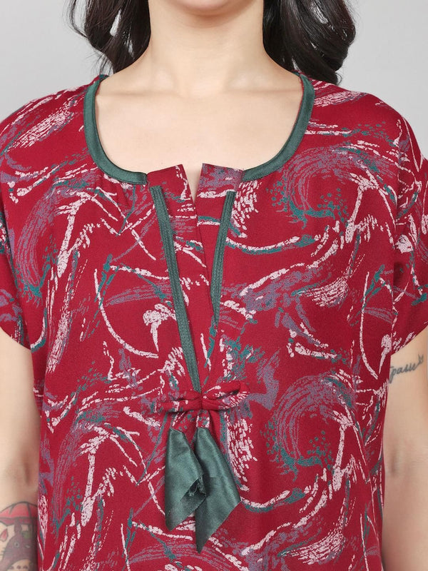 Be You Printed Maxi Nightdress