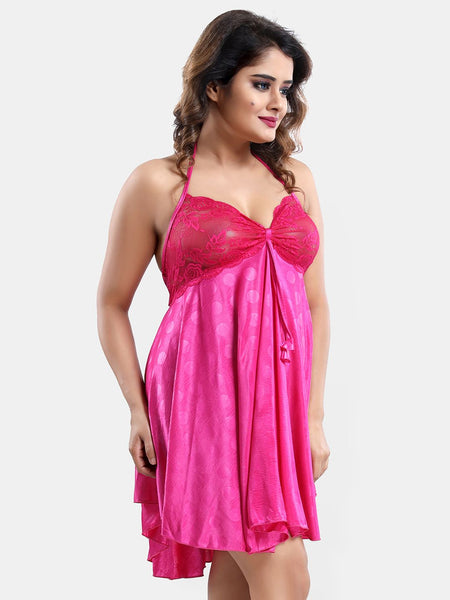 Be You Satin Wrap Nightdress With Robe