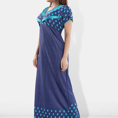 Be You Printed Maternity Satin Maxi Nightdress