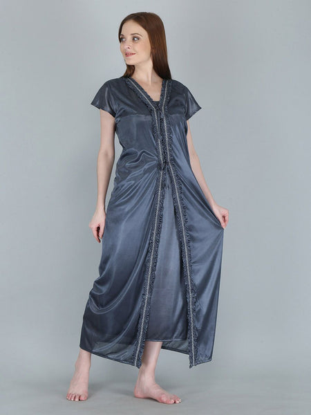 Be You Grey Maxi Nightdress
