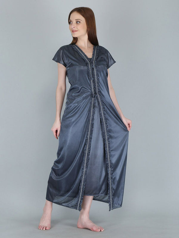 Be You Grey Maxi Nightdress