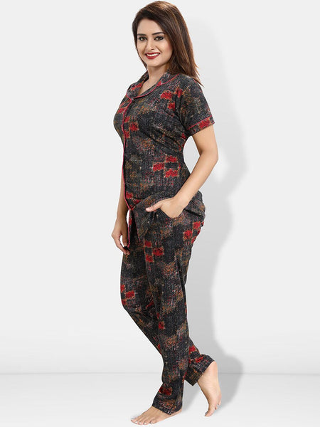 Be You Printed Shirt & Pyjama