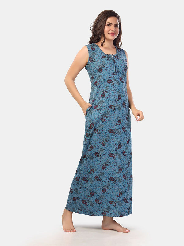 Be You Printed Maxi Nightdress