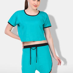 Be You Crop Top Night suit