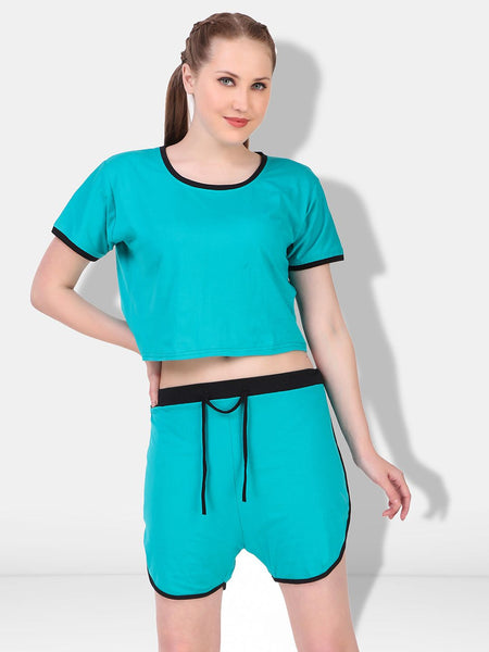Be You Crop Top Night suit