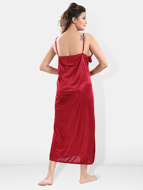 Be You Satin Maxi Nightdress with Robe