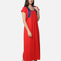 Be You Red Maxi Nightdress