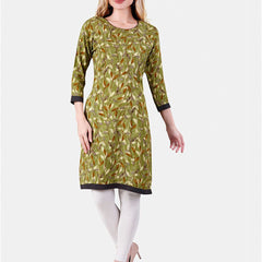 Be You Floral Printed Maternity Straight Kurta
