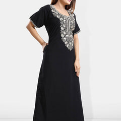 Be You Embroidered Maxi Nightdress