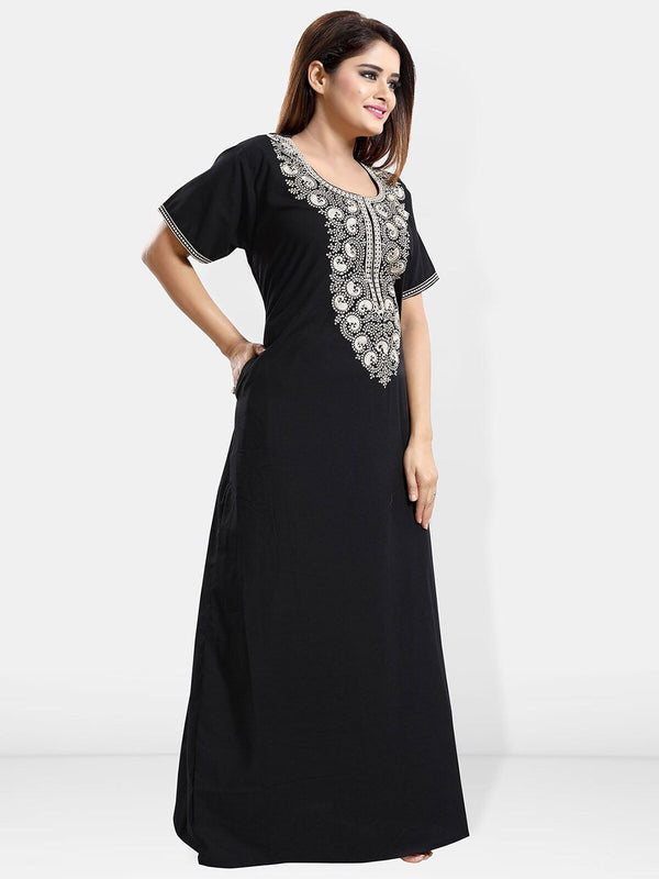 Be You Embroidered Maxi Nightdress