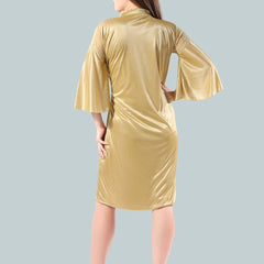 Be You Women Gold-Toned Nightdress