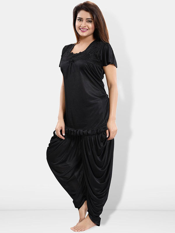 Be You Satin Top & Pyjamas Night suit