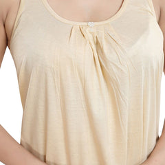 Be You  Sleeveless Cotton Nightdress