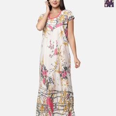 Be You Women Pack Of 2 Printed Maxi Nightdress