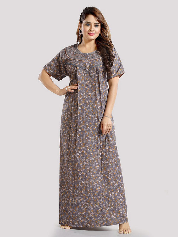 Be You Floral Printed Maxi Nightdress