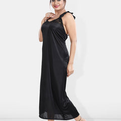 Be You Maxi Satin Wrap Nightdress With Robe