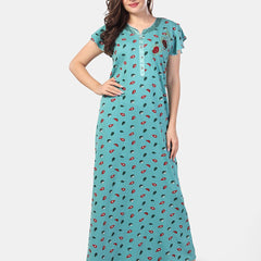 Be You Printed Maxi Nightdress