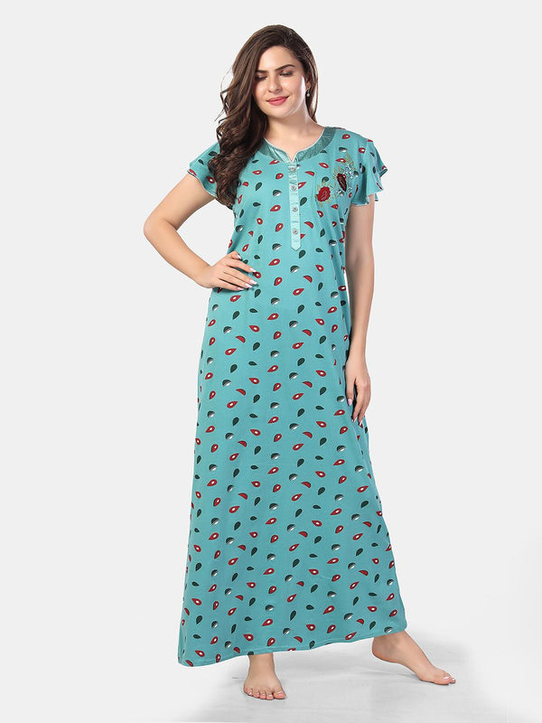 Be You Printed Maxi Nightdress