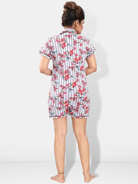 Be You Pack Of 2 Floral Printed Night Suit