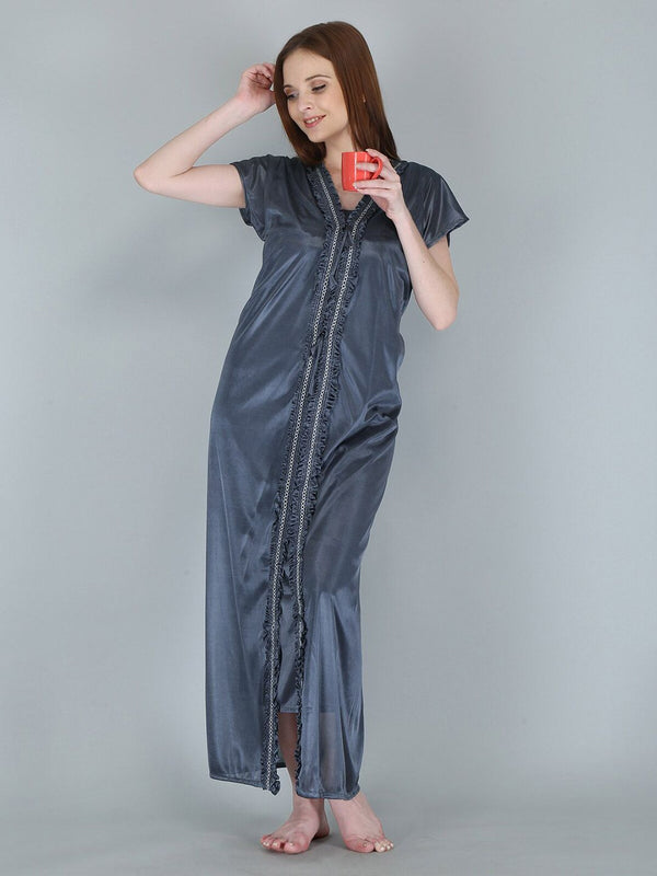Be You Grey Maxi Nightdress