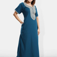 Be You Embroidered Maxi Nightdress