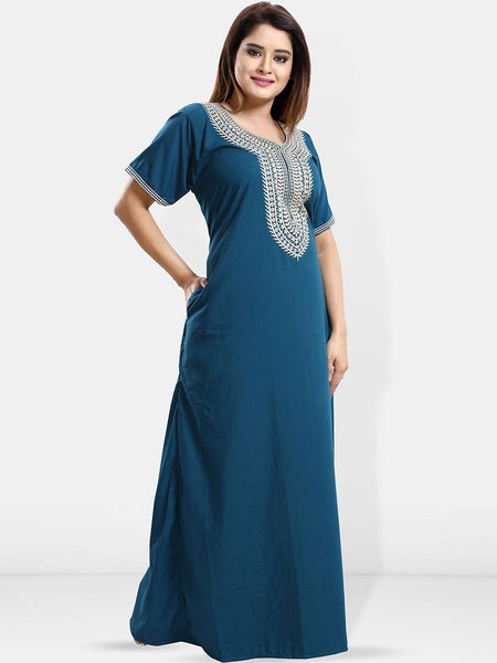 Be You Embroidered Maxi Nightdress