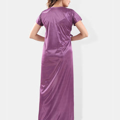 Be You Satin Night Suit With Robe
