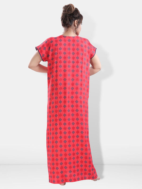 Be You Geometric Printed Maxi Nightdress