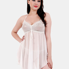 Be You Shoulder Straps Net Baby Doll