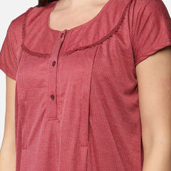 Be You Striped Maternity Maxi Nightdress