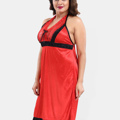 Be You Satin Wrap Nightdress With Robe