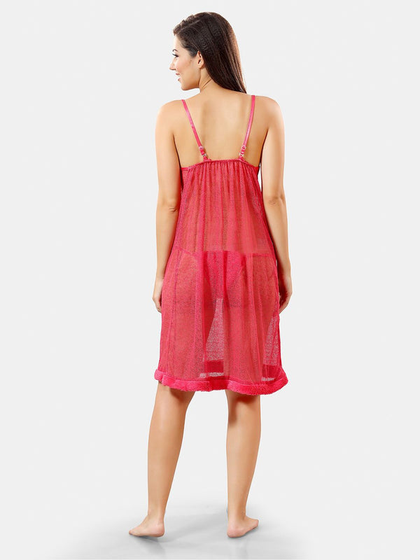 Be You Self Design Nightdress With Robe