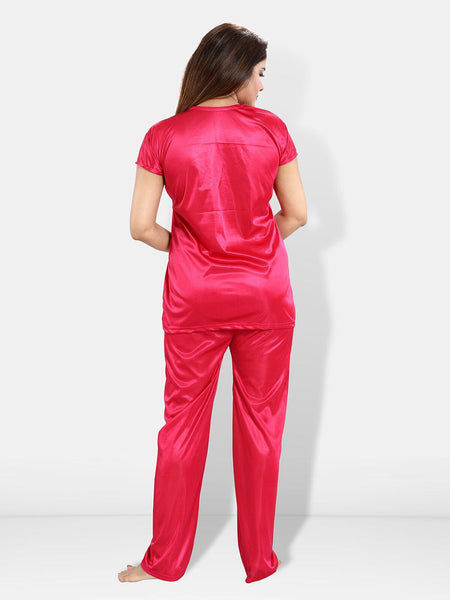 Be You 6 Pieces Satin Maxi Nightdress