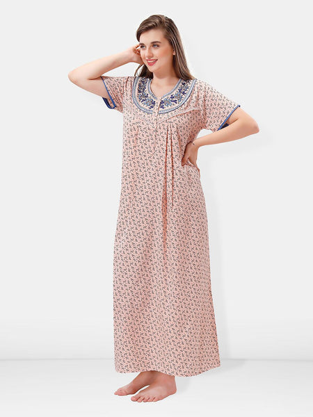 Be You Floral Printed Maxi Nightdress