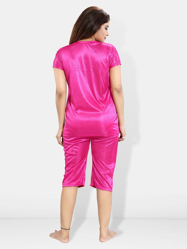 Be You 6 Pieces Satin Maxi Nightdress