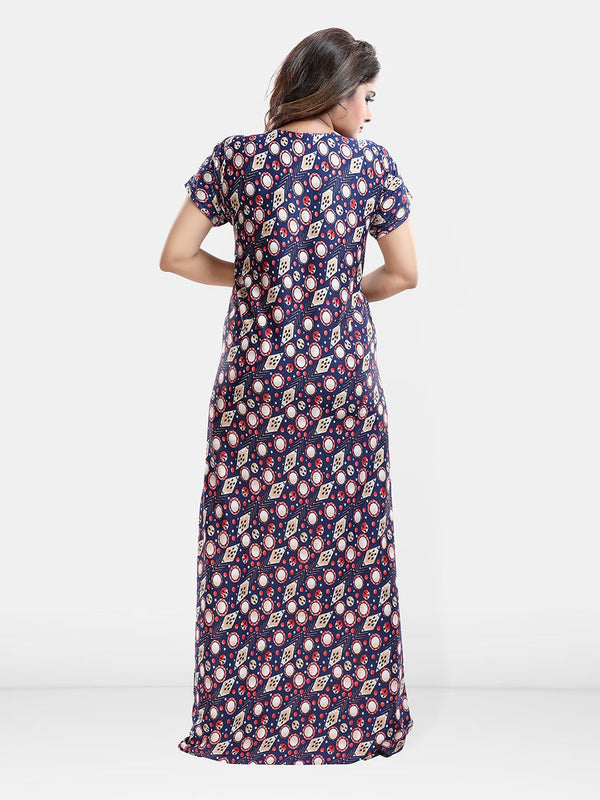 Be You Women Pack Of 2 Printed Maxi Nightdress