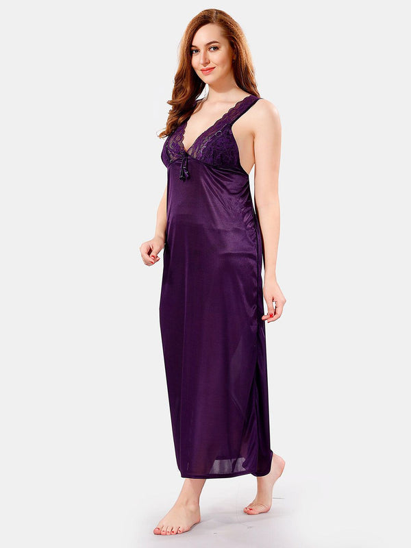 Be You Satin Maxi Nightdress With Robe