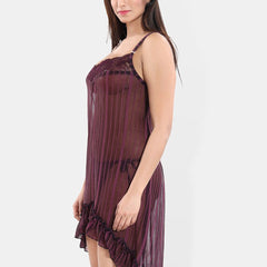 Be You Self Design Net Baby Doll With Brief