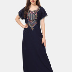 Be You Floral Embroidered Maxi Nightdress
