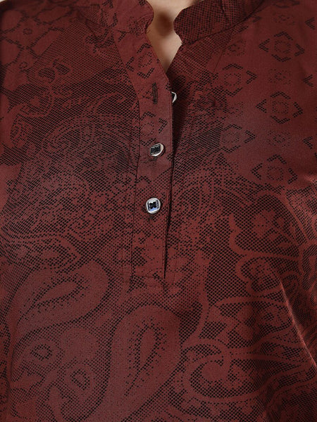 Be You Ethnic Motifs Printed Night Suit