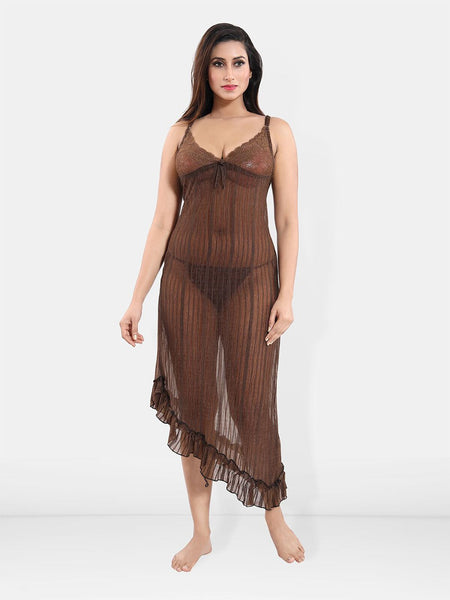 Be You Self Design Net Baby Doll With Brief