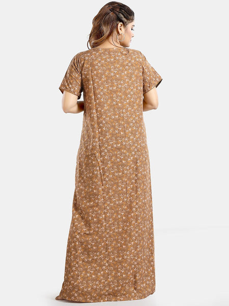 Be You Floral Printed Maternity Maxi Nightdress