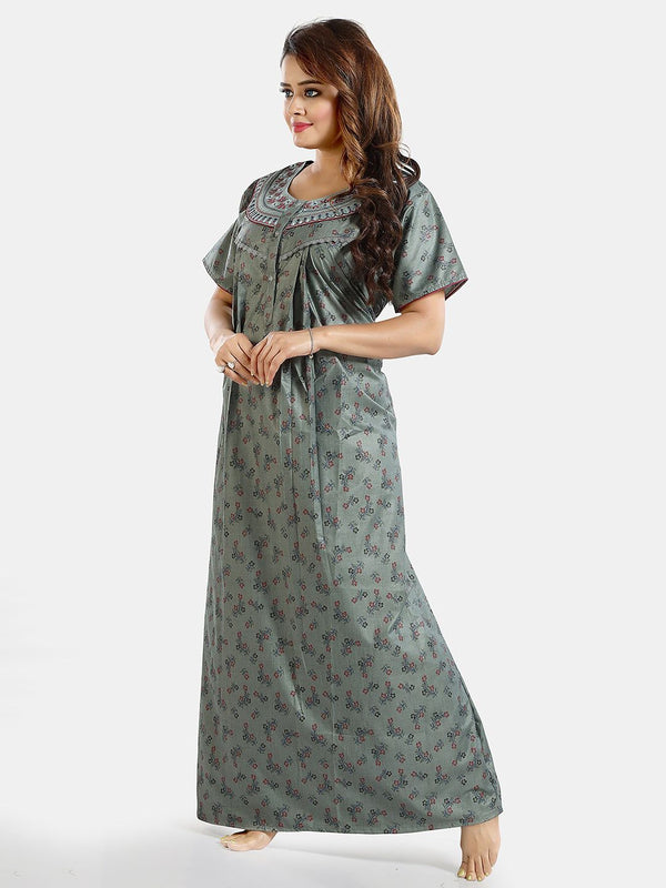 Be You Floral Printed Maxi Nightdress