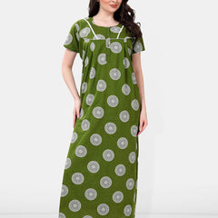 Be You Printed Cotton Maxi Nightdress