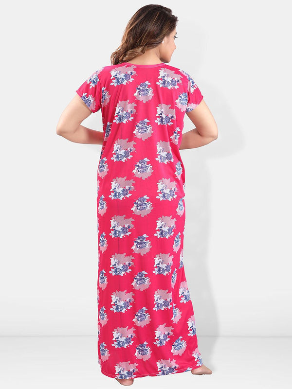 Be You Floral Printed Maternity Maxi Nightdress