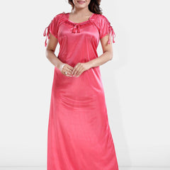 Be You V-Neck Satin Maxi Nightdress