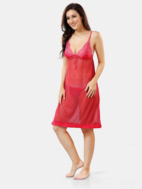 Be You Self Design Nightdress With Robe