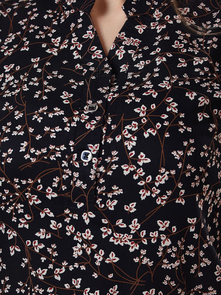 Be You Floral Printed Night Suit