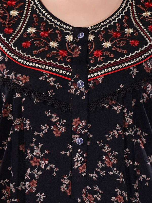 Be You Floral Printed Maxi Nightdress